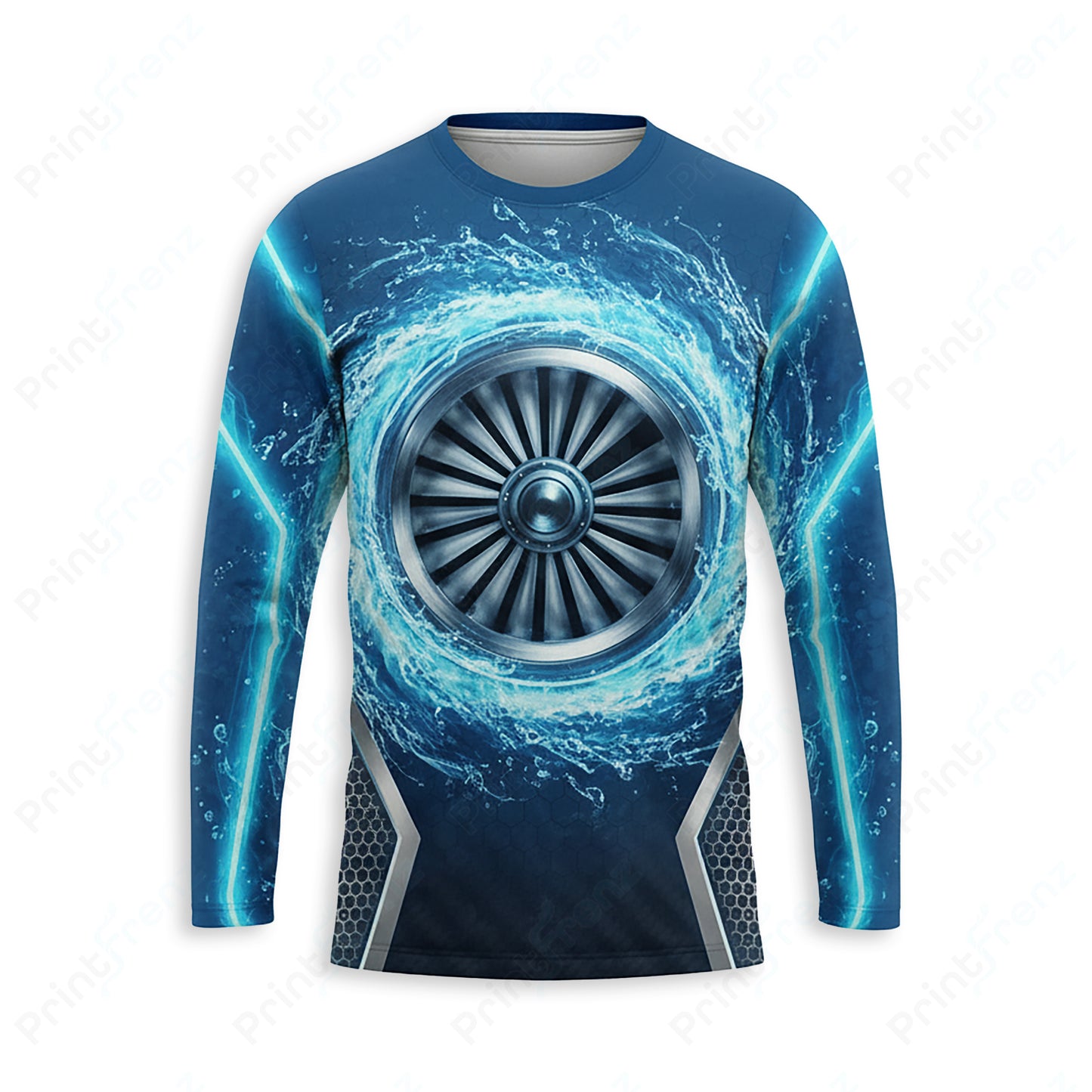 DT0031PW Pro Uniform pressure washer shirt — front view, custom logo