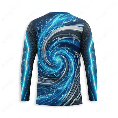 DT0032PW Pro Uniform pressure washer shirt — back view, bleach-proof