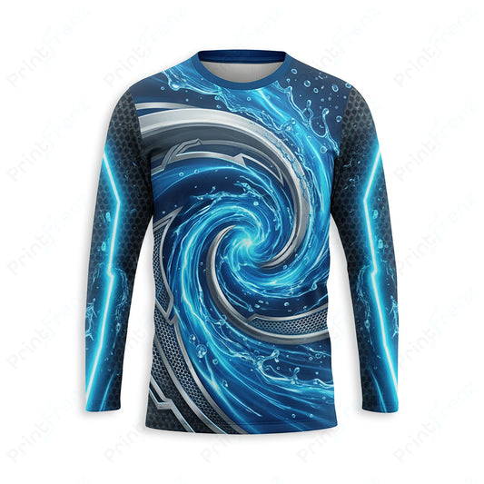 DT0032PW Pro Uniform pressure washer shirt — front view, custom logo