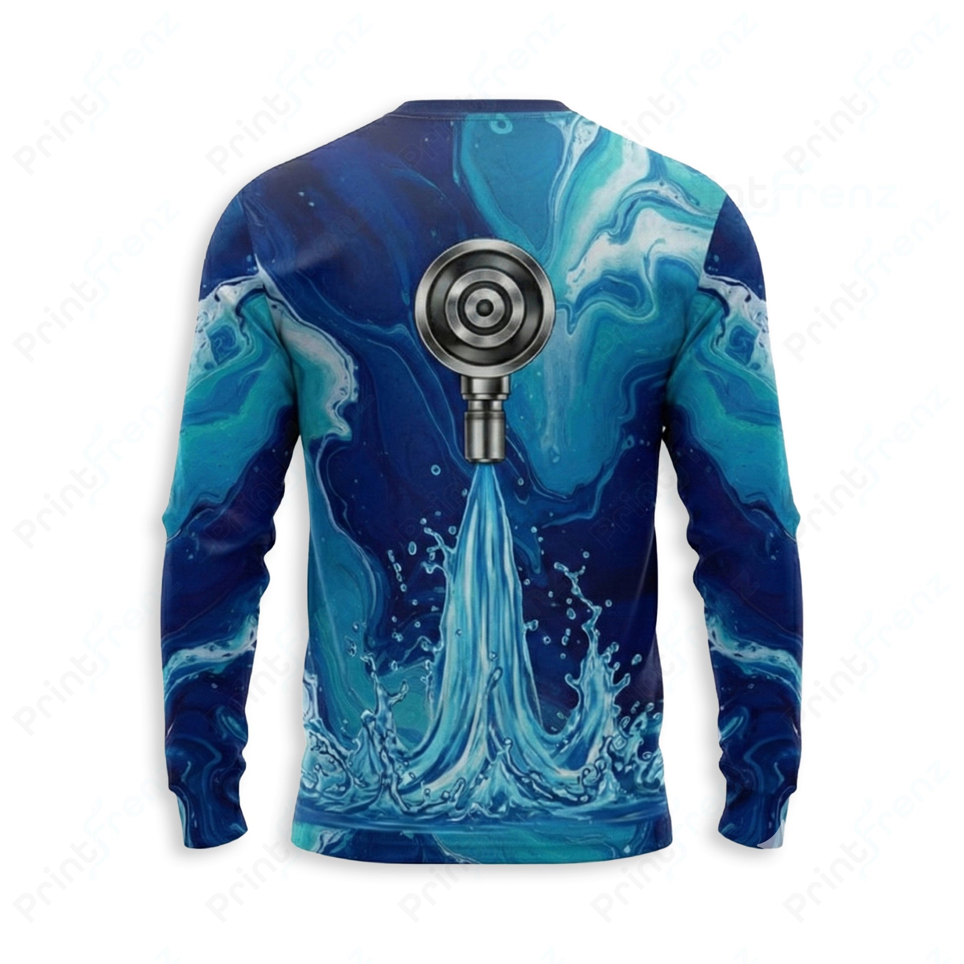 DT0036PW Pro Uniform pressure washer shirt — back view, bleach-proof