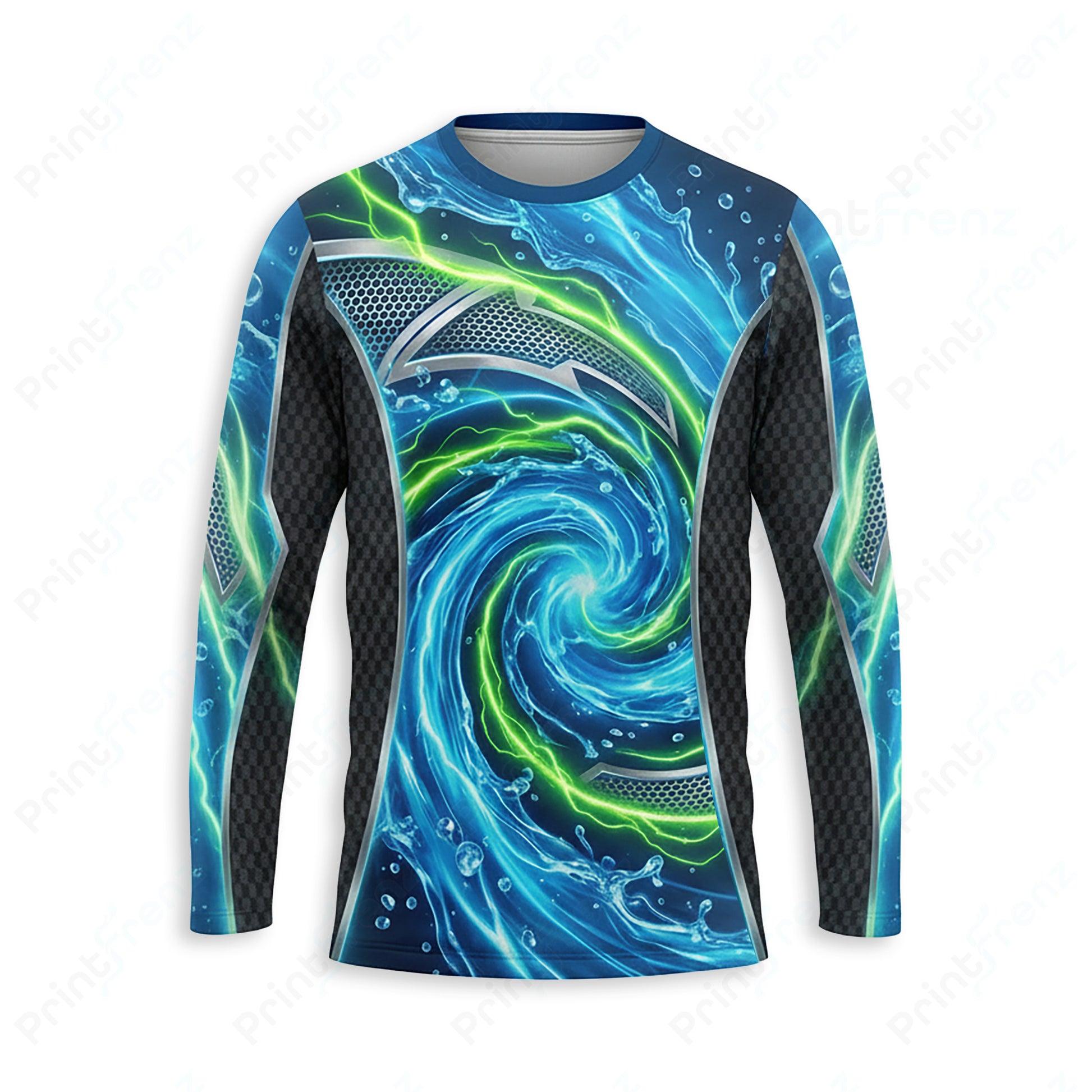 DT0037PW Pro Uniform pressure washer shirt — front view, custom logo