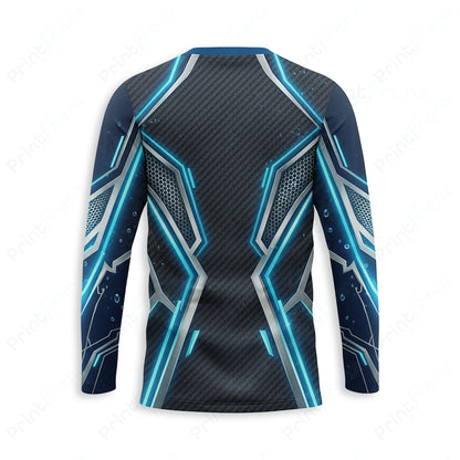DT0038PW Pro Uniform pressure washer shirt — back view, bleach-proof