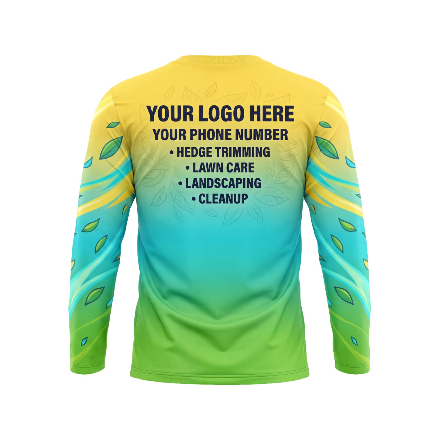 LCGP0016 Cyber-Trim Hedge Specialist custom shirt — back view