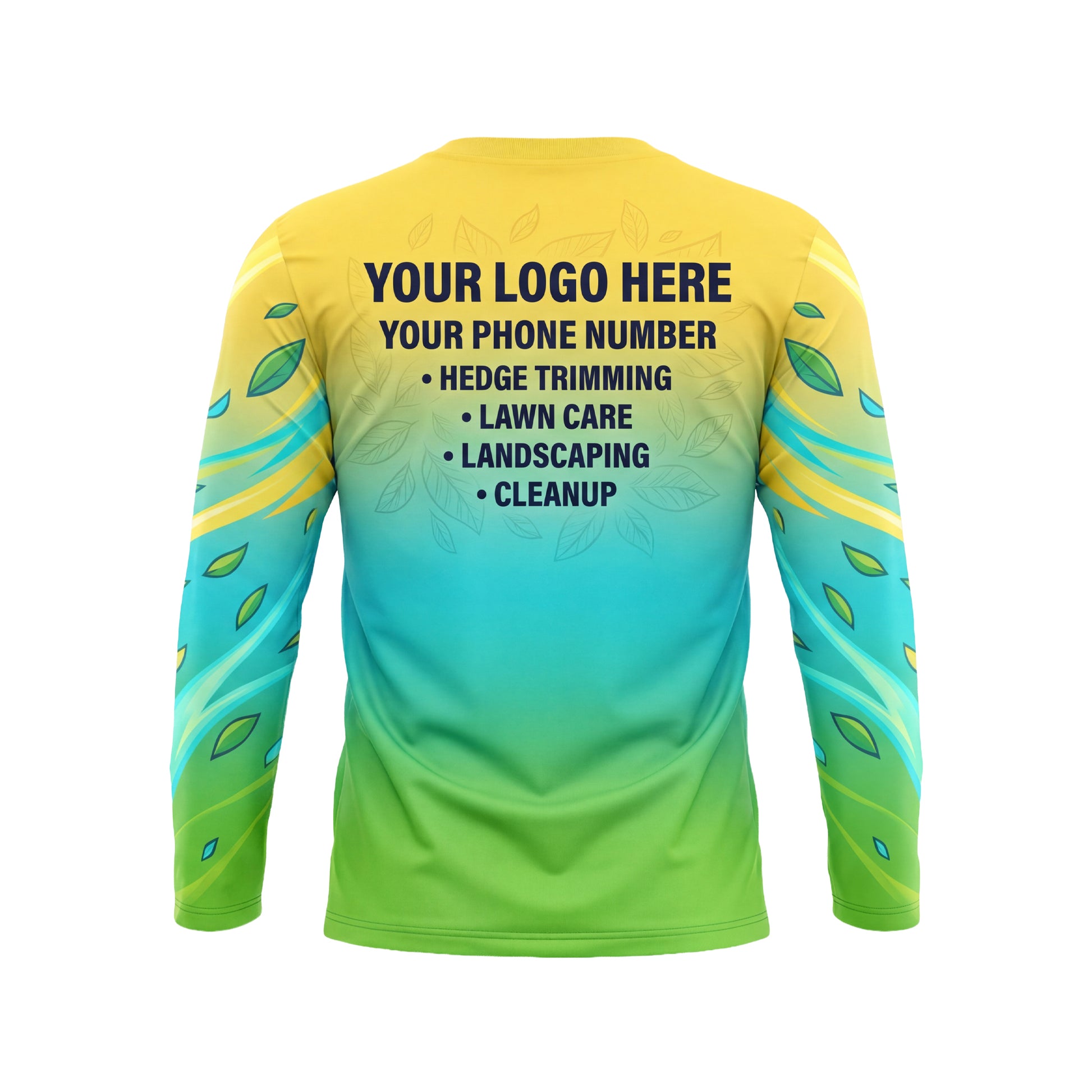 LCGP0016 Cyber-Trim Hedge Specialist custom shirt — back view