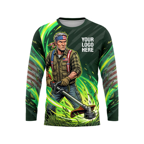 LCGP0020 Legendary Groundskeeper custom lawn care shirt — front view