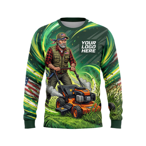 LCGP0021 Veteran Nature Force Mower custom shirt — front view
