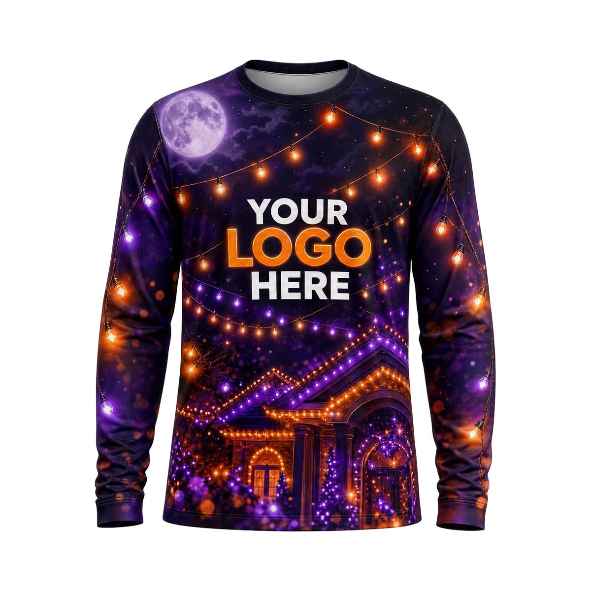 Aurora Light Canopy custom holiday lighting shirt HLN018 - front