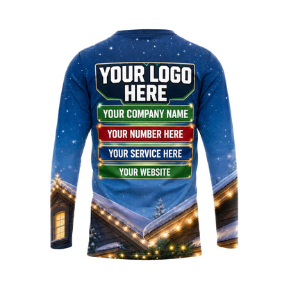 Holiday Light Crew Hero custom holiday lighting shirt HLN033 - back