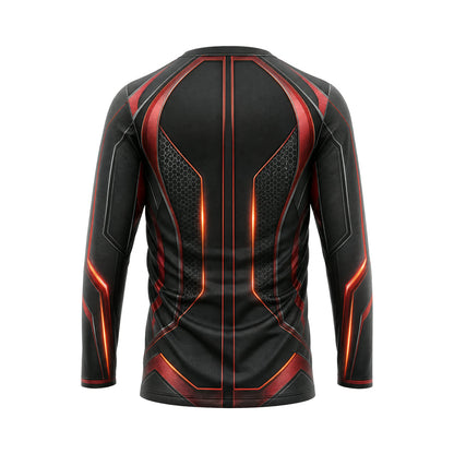 Crimson Core Armor custom team jersey HTJS009 - back