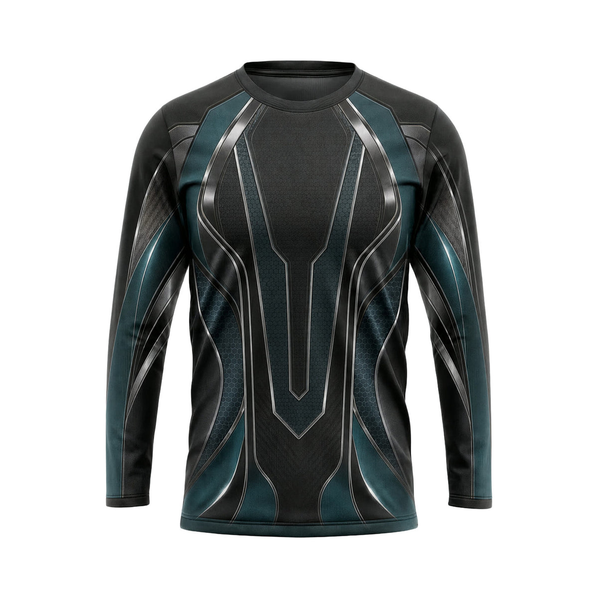 Teal Circuit Shell custom team jersey HTJS011 - front