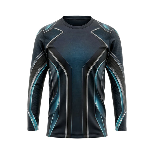 Midnight Teal Armor custom team jersey HTJS014 - front