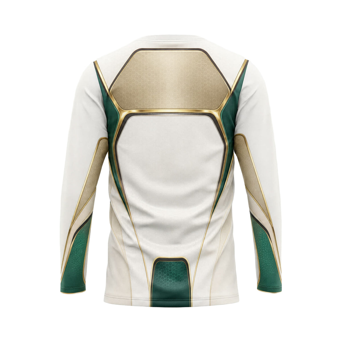 Ivory Emerald Panel custom team jersey HTJS015 - back