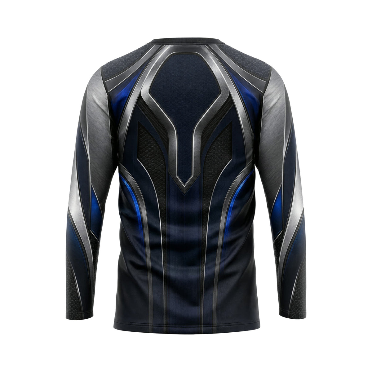 Midnight Cobalt Armor custom team jersey HTJS018 - back
