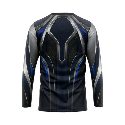 Midnight Cobalt Armor custom team jersey HTJS018 - back