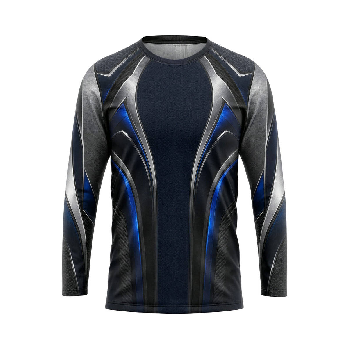 Midnight Cobalt Armor custom team jersey HTJS018 - front