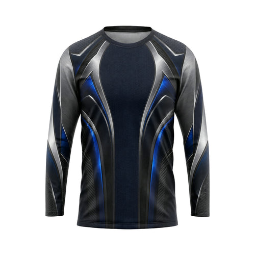 Midnight Cobalt Armor custom team jersey HTJS018 - front