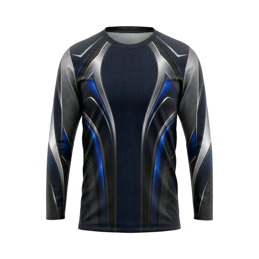 Midnight Cobalt Armor custom team jersey HTJS018 - front