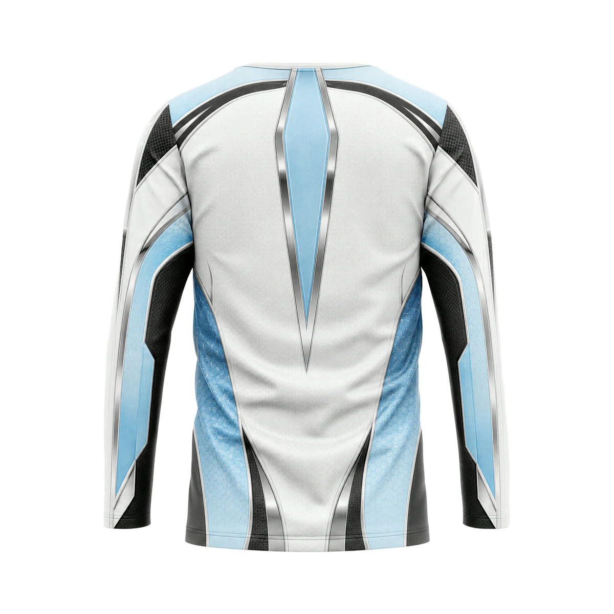 Ice Blue Y-Frame custom team jersey HTJS028 - back