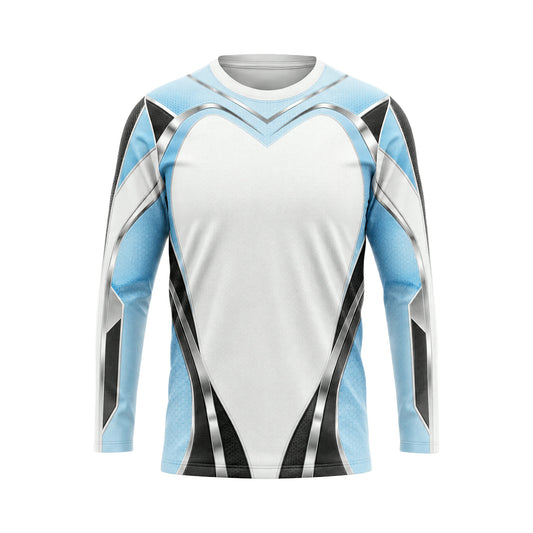 Ice Blue Y-Frame custom team jersey HTJS028 - front