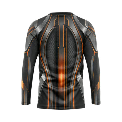 Ember Black Armor custom team jersey HTJS029 - back