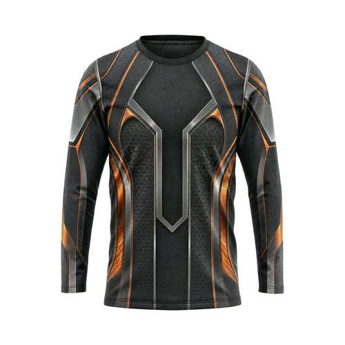 Ember Black Armor custom team jersey HTJS029 - front
