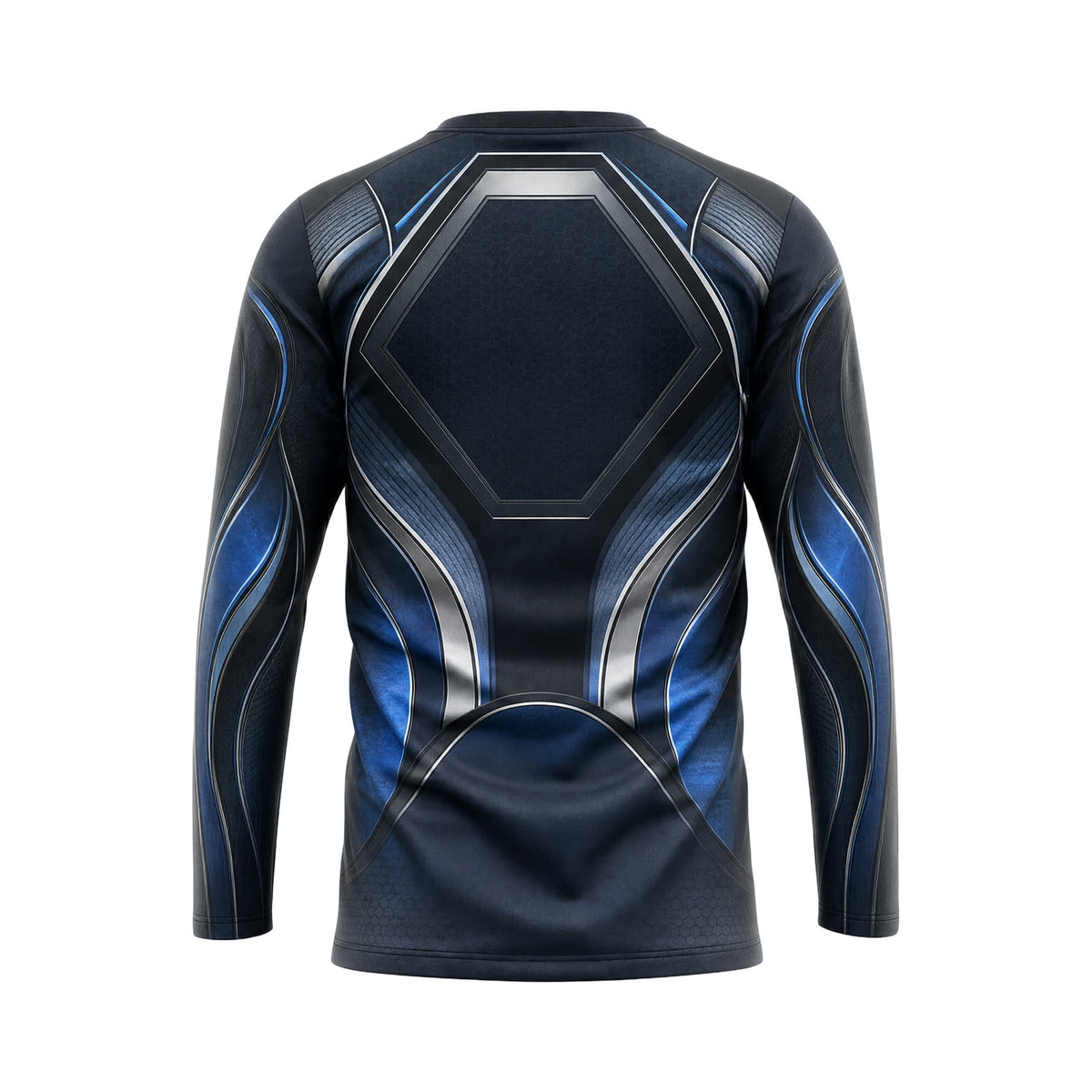 Midnight Cobalt Line custom team jersey HTJS030 - back