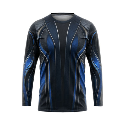 Midnight Cobalt Line custom team jersey HTJS030 - front