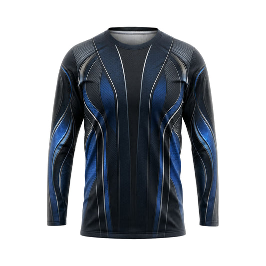 Midnight Cobalt Line custom team jersey HTJS030 - front