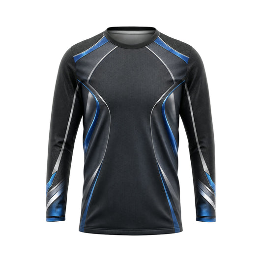 Midnight Cobalt Edge custom team jersey HTJS043 - front