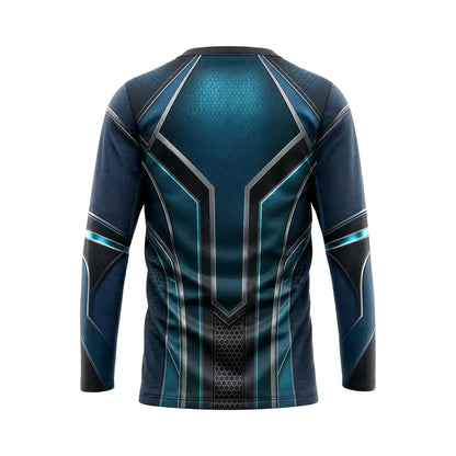Teal Core Armor custom team jersey HTJS044 - back