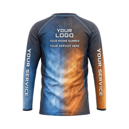 Icefire Prism Split custom HVAC shirt HVA002 - back