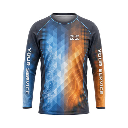 Icefire Prism Split custom HVAC shirt HVA002 - front