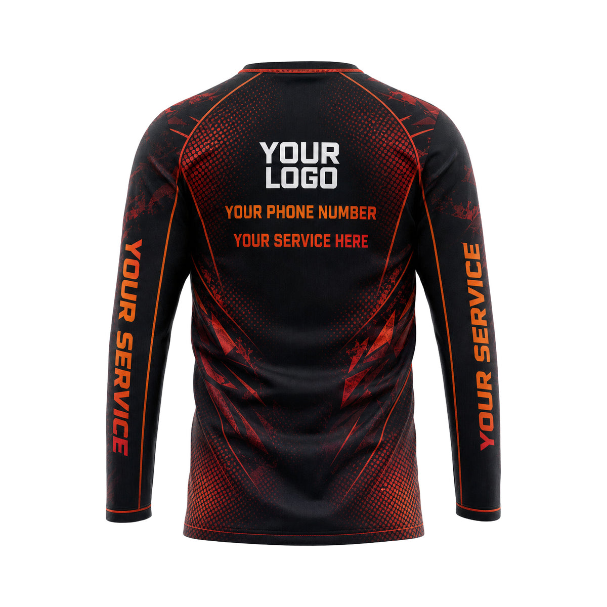 Ember Frost Shards custom HVAC shirt HVA003 - back
