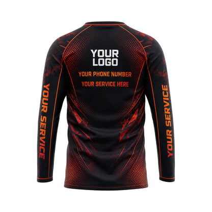 Ember Frost Shards custom HVAC shirt HVA003 - back