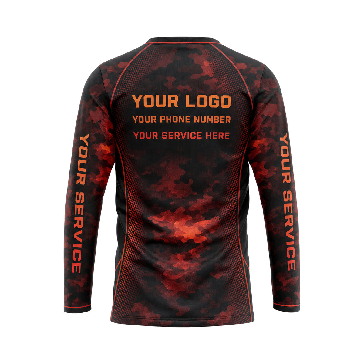 Ember Circuit Surge custom HVAC shirt HVA005 - back