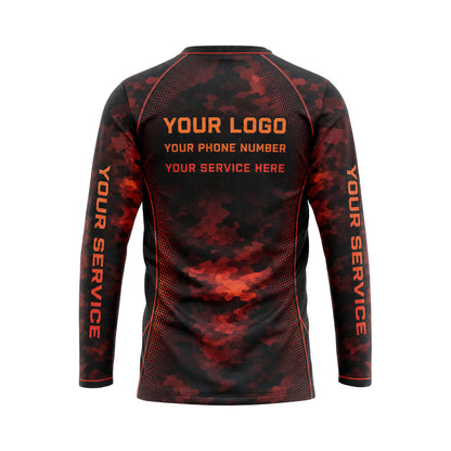 Ember Circuit Surge custom HVAC shirt HVA005 - back