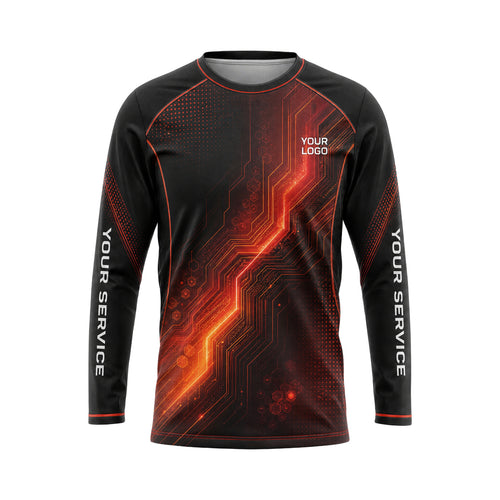 Ember Crystal Column custom HVAC shirt HVA007 - front