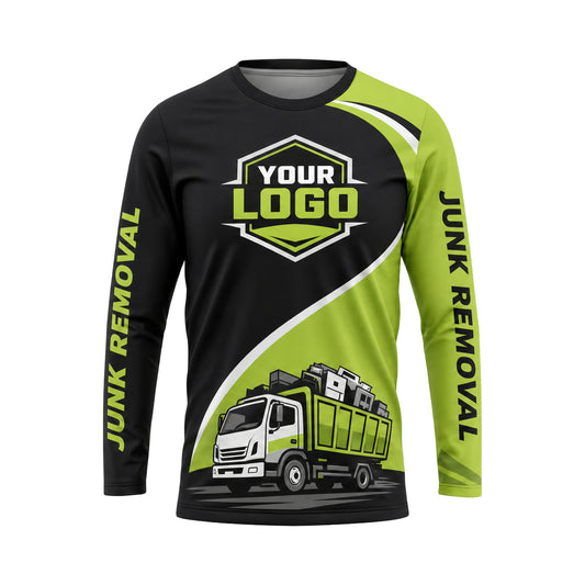 JRN006 - Custom Junk Removal Shirt - Flat Vector - front