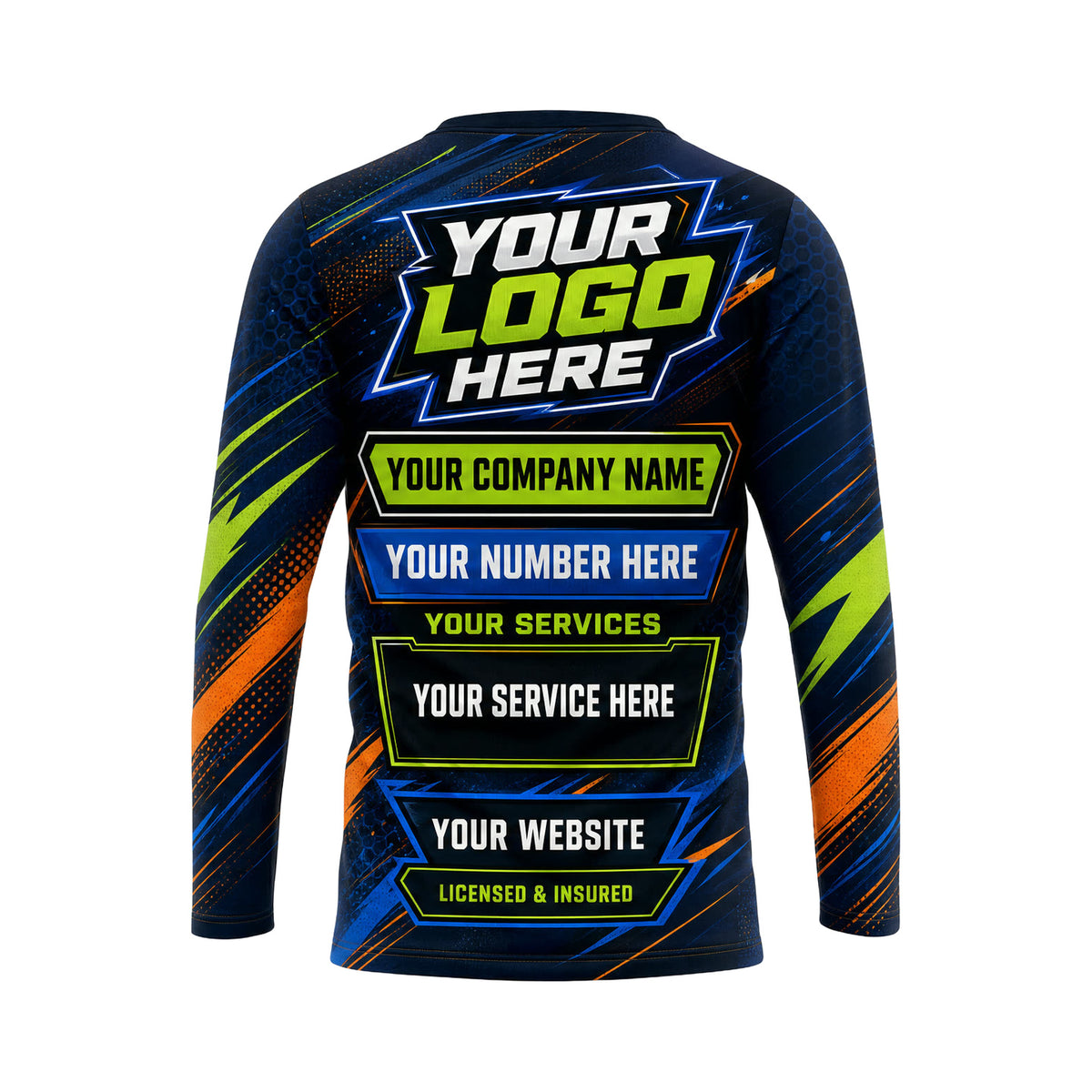 JRN008 - Custom Junk Removal Shirt - No Tools Hero Mascot - back