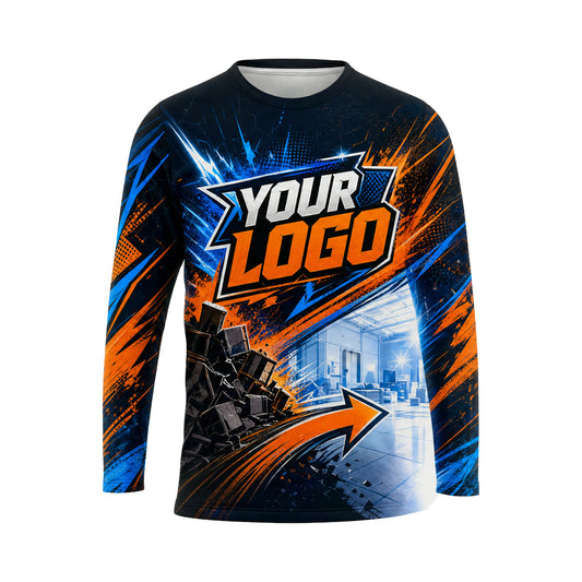 JRN009 - Custom Junk Removal Shirt - No Tools Abstract Service Poster - front