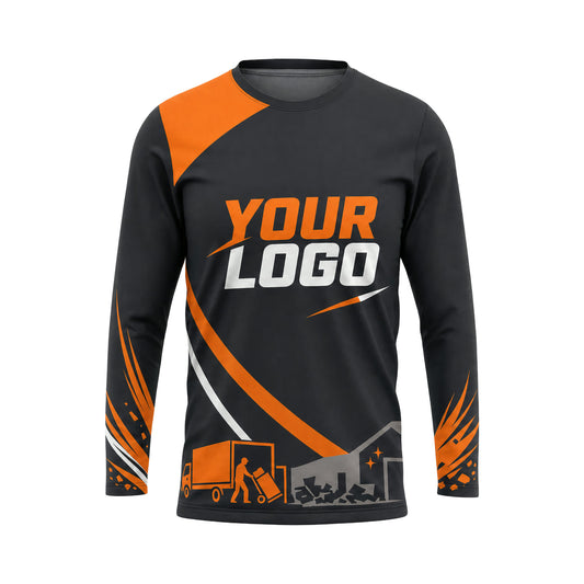 JRN013 - Custom Junk Removal Shirt - High Contrast Logo Focus - front