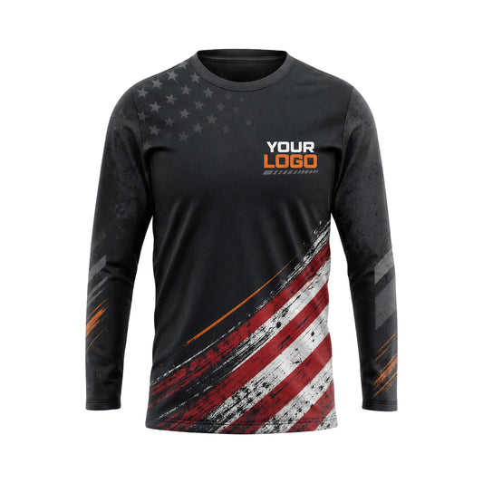 JRN014 - Custom Junk Removal Shirt - Star Field Shoulder - front