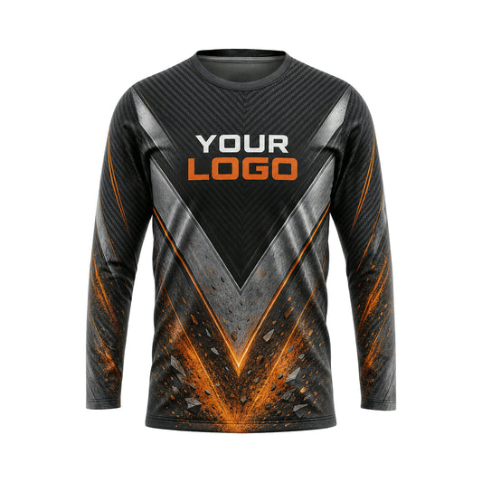 JRN016 - Custom Junk Removal Shirt - Carbon V Flow - front