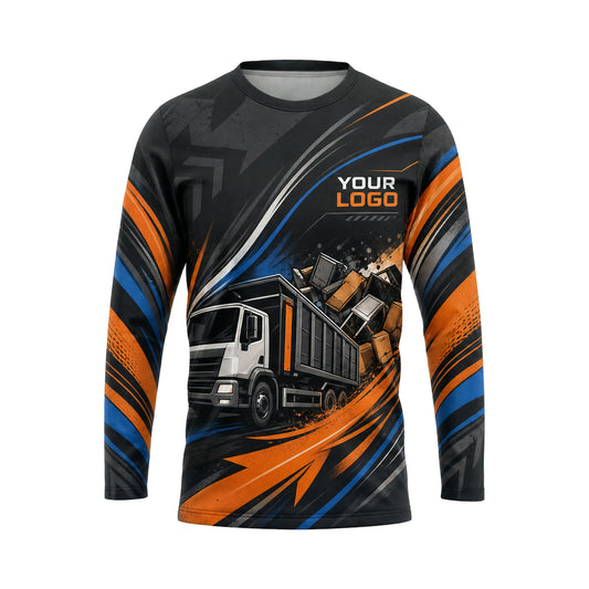 JRN019 - Custom Junk Removal Shirt - Sleeve Heavy Flow - front