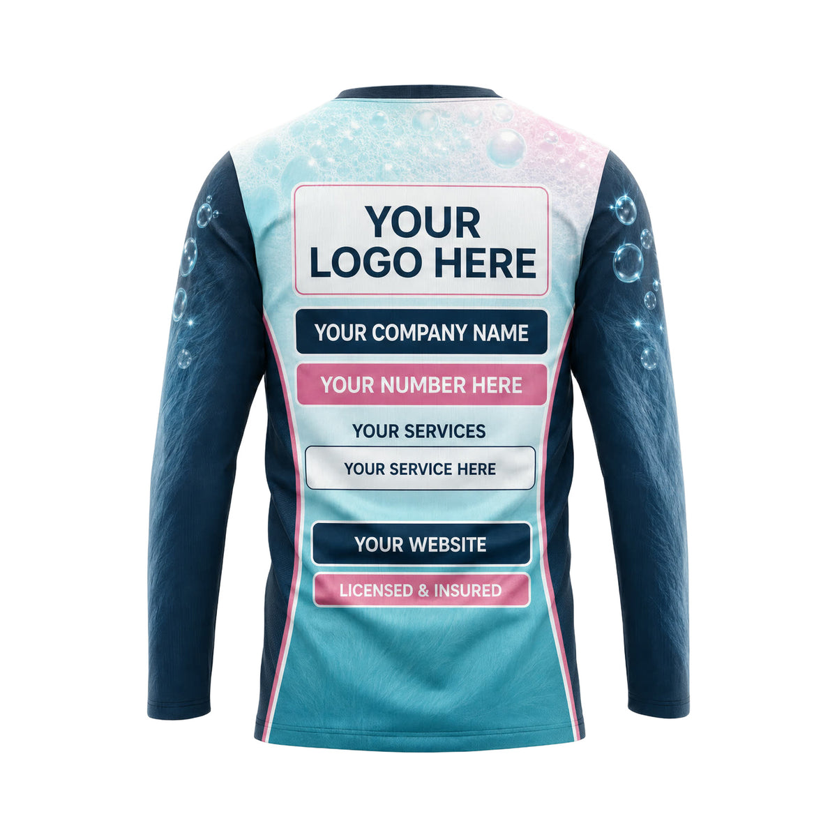 PGN027 - Custom Pet Grooming Shirt - Upper Element Fade - back