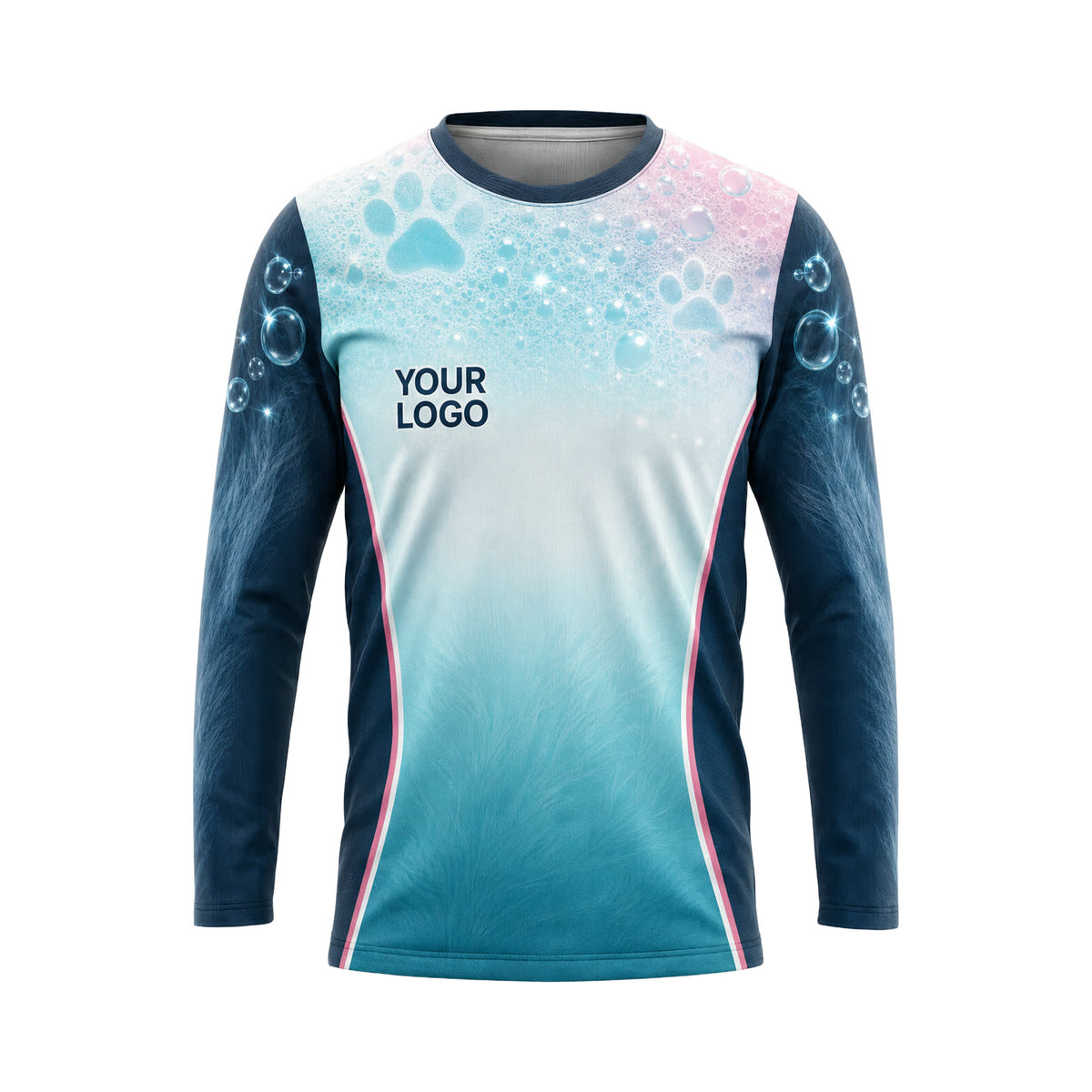 PGN027 - Custom Pet Grooming Shirt - Upper Element Fade - front