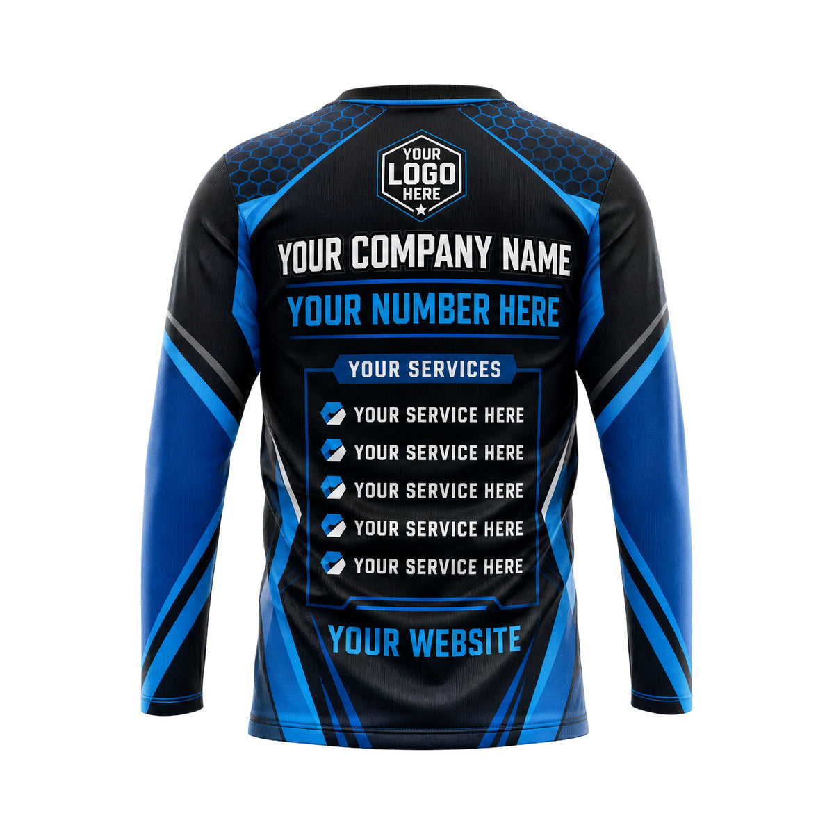 PLN032 - Custom Plumbing Shirt - Esports - back
