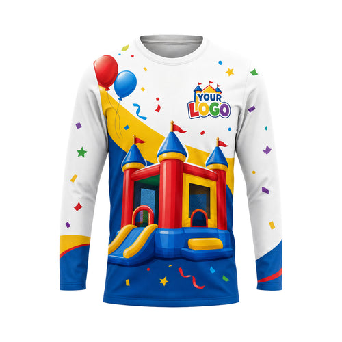 PRN003 - Custom Party Rental Shirt - Flat Vector - front