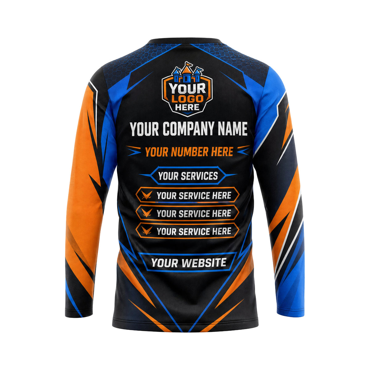 PRN011 - Custom Party Rental Shirt - Party House Rental Esports - back