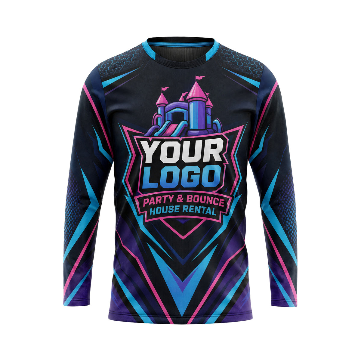PRN012 - Custom Party Rental Shirt - Party House Rental Esports - front